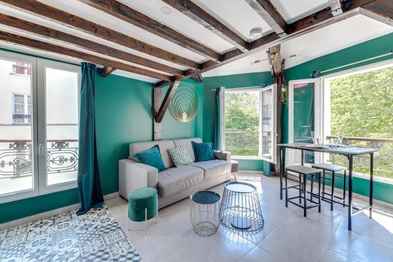 147 Suite Atmosphere - Superbe Duplex A Paris Exterior foto