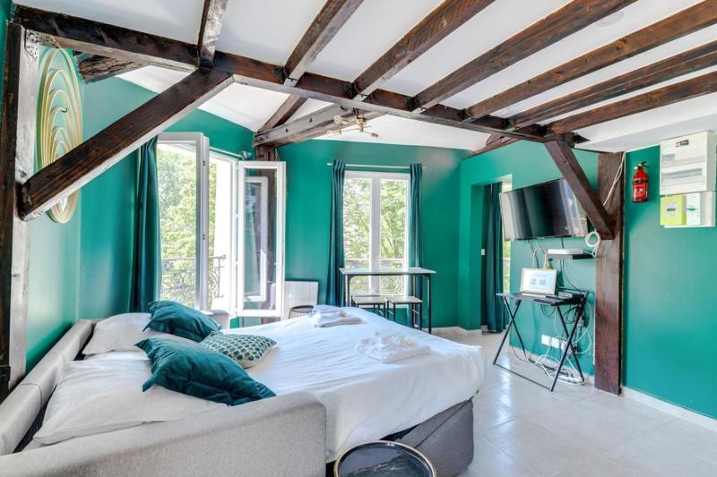 147 Suite Atmosphere - Superbe Duplex A Paris Exterior foto